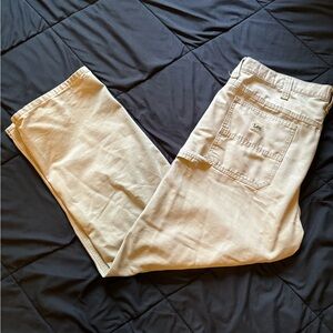 40x32 Lee tan loose fit carpenter pants